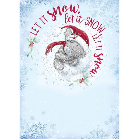 Let It Snow Me to You Bear Christmas Card £1.79